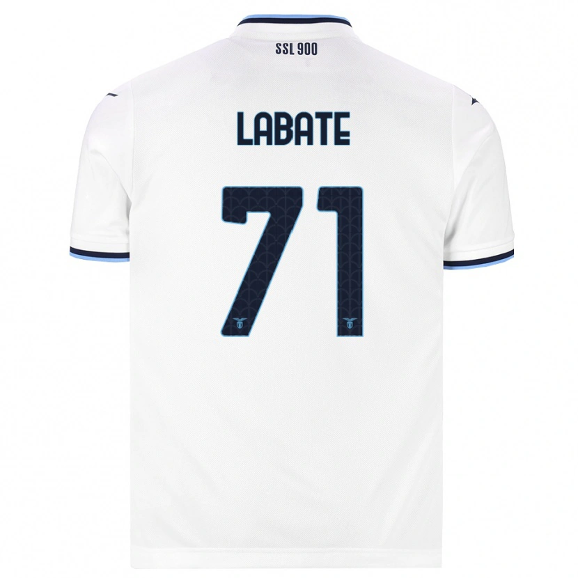 Danxen Mulher Camisola Camilla Labate #71 Branco Azul Marinho Alternativa 2026/27 Camisa