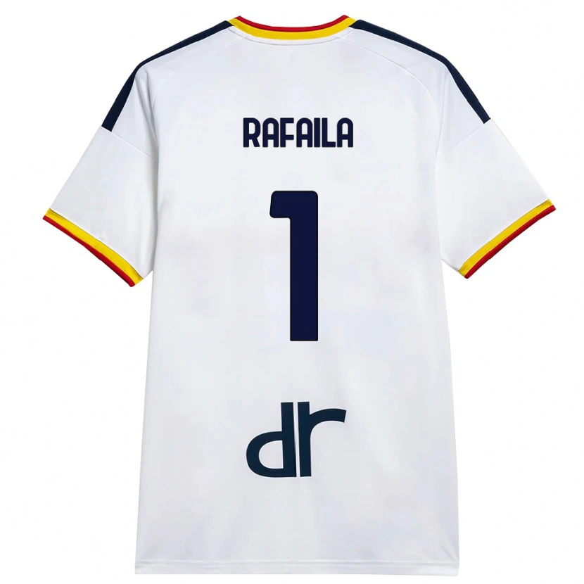 Danxen Mulher Camisola Vlad Răfăilă #1 Branco Amarelo Vermelho Alternativa 2026/27 Camisa