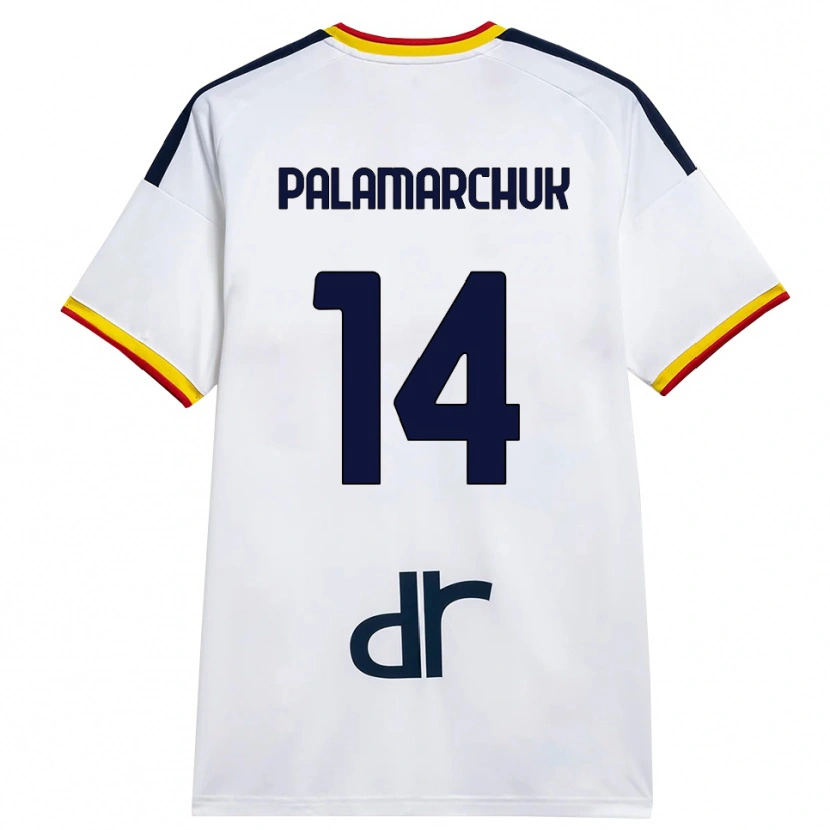 Danxen Mulher Camisola Cristiano Palamarchuk #14 Branco Amarelo Vermelho Alternativa 2026/27 Camisa