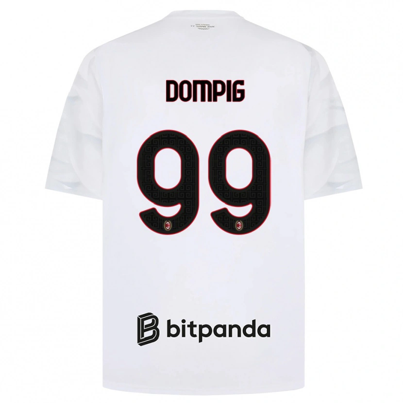 Danxen Mulher Camisola Chanté Dompig #99 Branco Vermelho Preto Alternativa 2026/27 Camisa