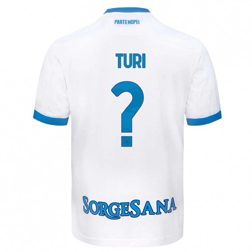 Danxen Mulher Camisola Claudio Turi #0 Azul Celeste Branco Alternativa 2026/27 Camisa