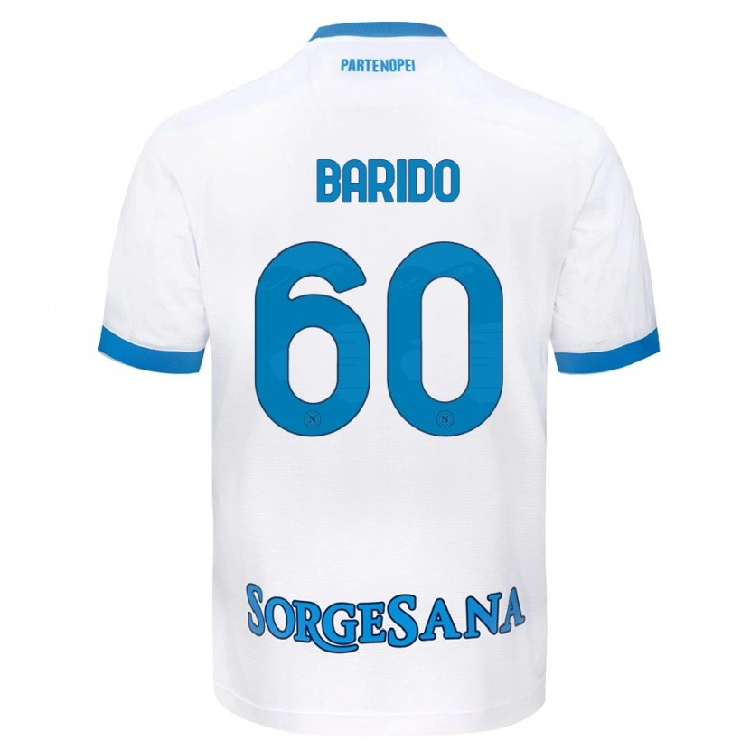 Danxen Mulher Camisola Francisco Baridó #60 Azul Celeste Branco Alternativa 2026/27 Camisa