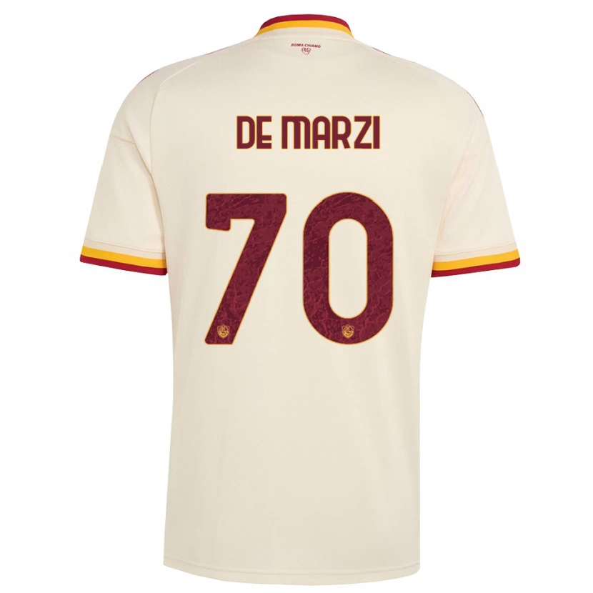 Danxen Mulher Camisola Giorgio De Marzi #70 Champagne Vermelho Amarelo Alternativa 2026/27 Camisa