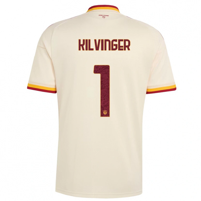 Danxen Mulher Camisola Levente Kilvinger #1 Champagne Vermelho Amarelo Alternativa 2026/27 Camisa