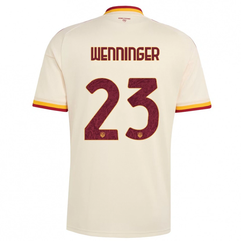 Danxen Mulher Camisola Carina Wenninger #23 Champagne Vermelho Amarelo Alternativa 2026/27 Camisa
