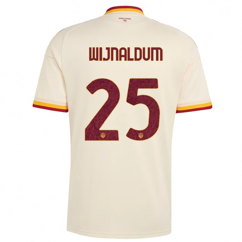 Danxen Mulher Camisola Georginio Wijnaldum #25 Champagne Vermelho Amarelo Alternativa 2026/27 Camisa
