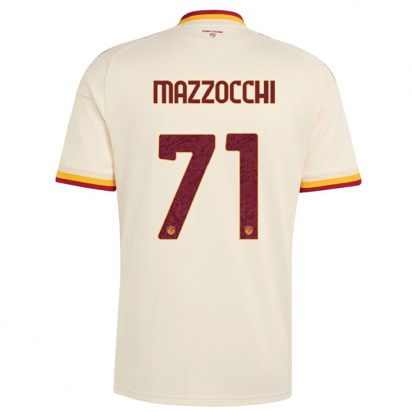 Danxen Mulher Camisola Giulia Mazzocchi #71 Champagne Vermelho Amarelo Alternativa 2026/27 Camisa