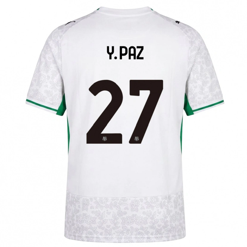 Danxen Mulher Camisola Yeferson Paz #27 Verde Preto Branco Alternativa 2026/27 Camisa