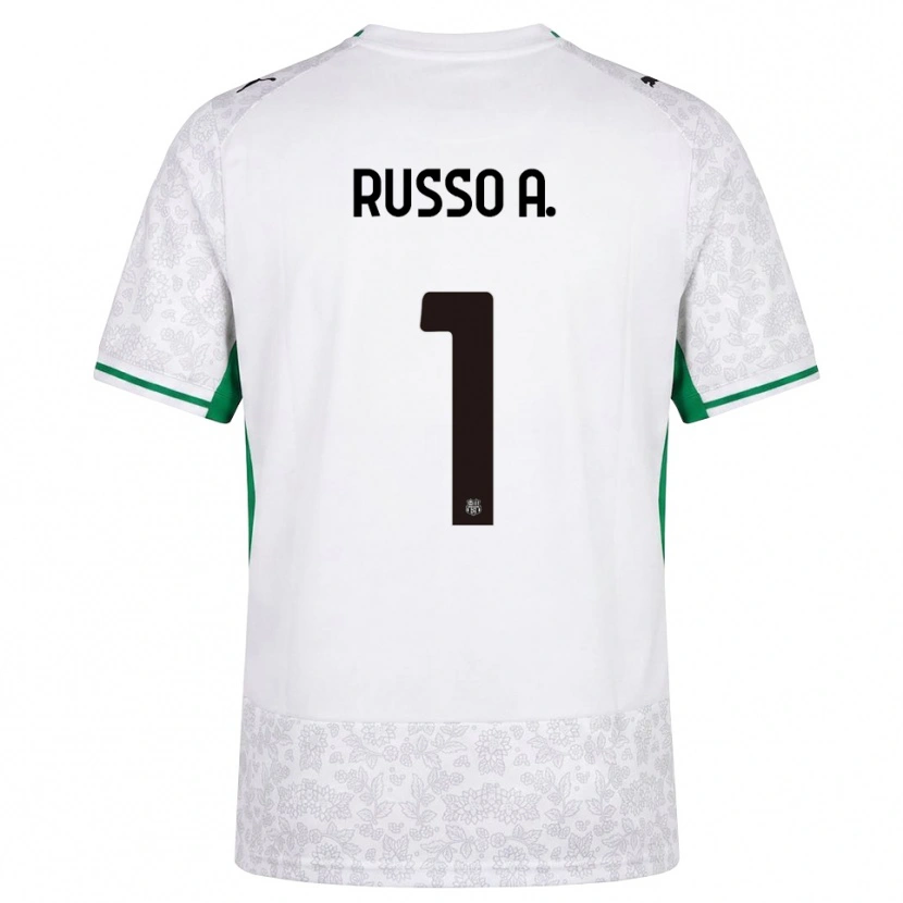 Danxen Mulher Camisola Alessandro Russo #1 Verde Preto Branco Alternativa 2026/27 Camisa
