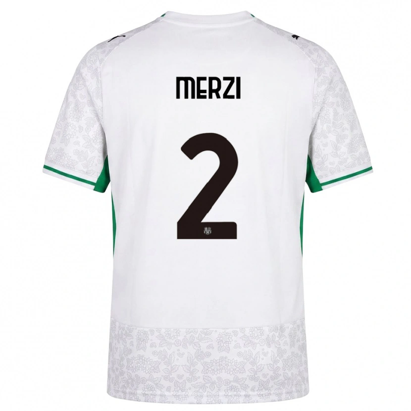 Danxen Mulher Camisola Matteo Merzi #2 Verde Preto Branco Alternativa 2026/27 Camisa