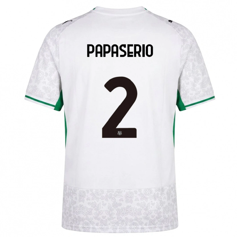 Danxen Mulher Camisola Gabriele Papaserio #2 Verde Preto Branco Alternativa 2026/27 Camisa