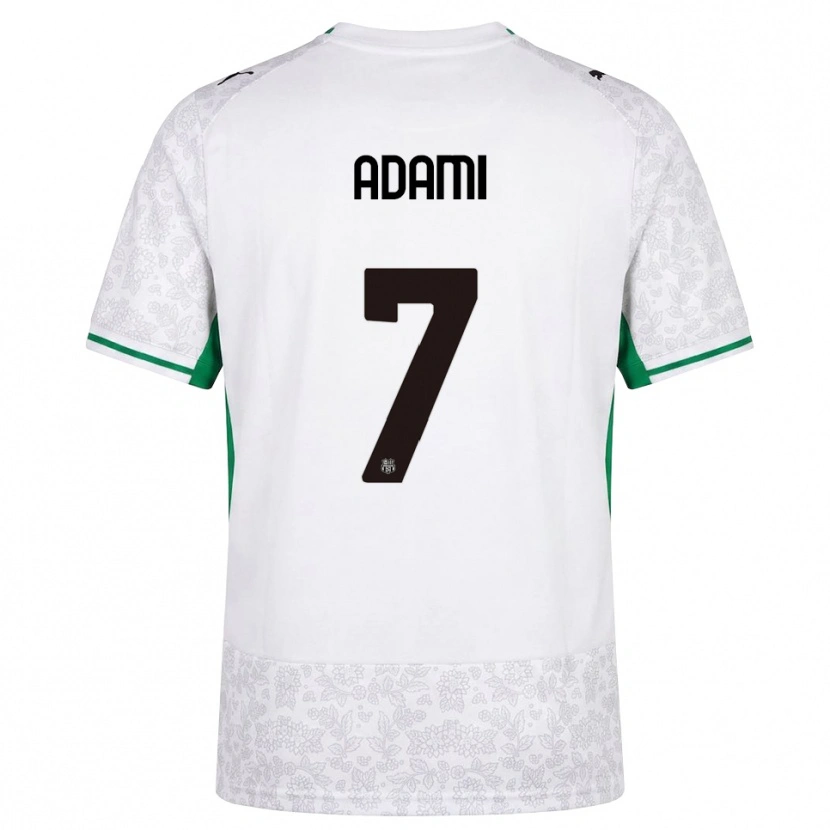 Danxen Mulher Camisola Greta Adami #7 Verde Preto Branco Alternativa 2026/27 Camisa