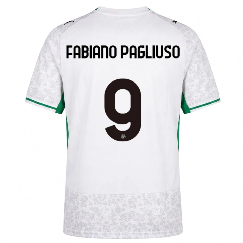 Danxen Mulher Camisola Paolo Fabiano Pagliuso #9 Verde Preto Branco Alternativa 2026/27 Camisa