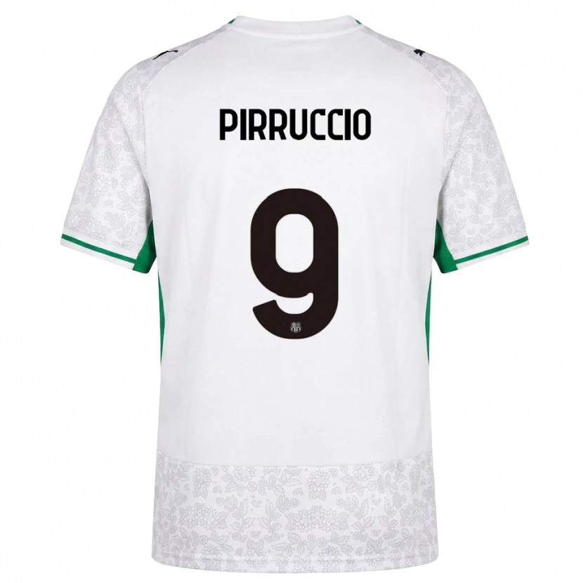 Danxen Mulher Camisola Federico Pirruccio #9 Verde Preto Branco Alternativa 2026/27 Camisa