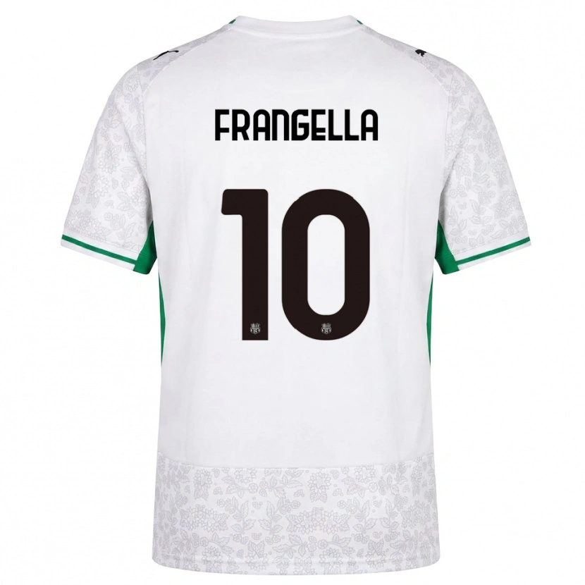 Danxen Mulher Camisola Christian Frangella #10 Verde Preto Branco Alternativa 2026/27 Camisa
