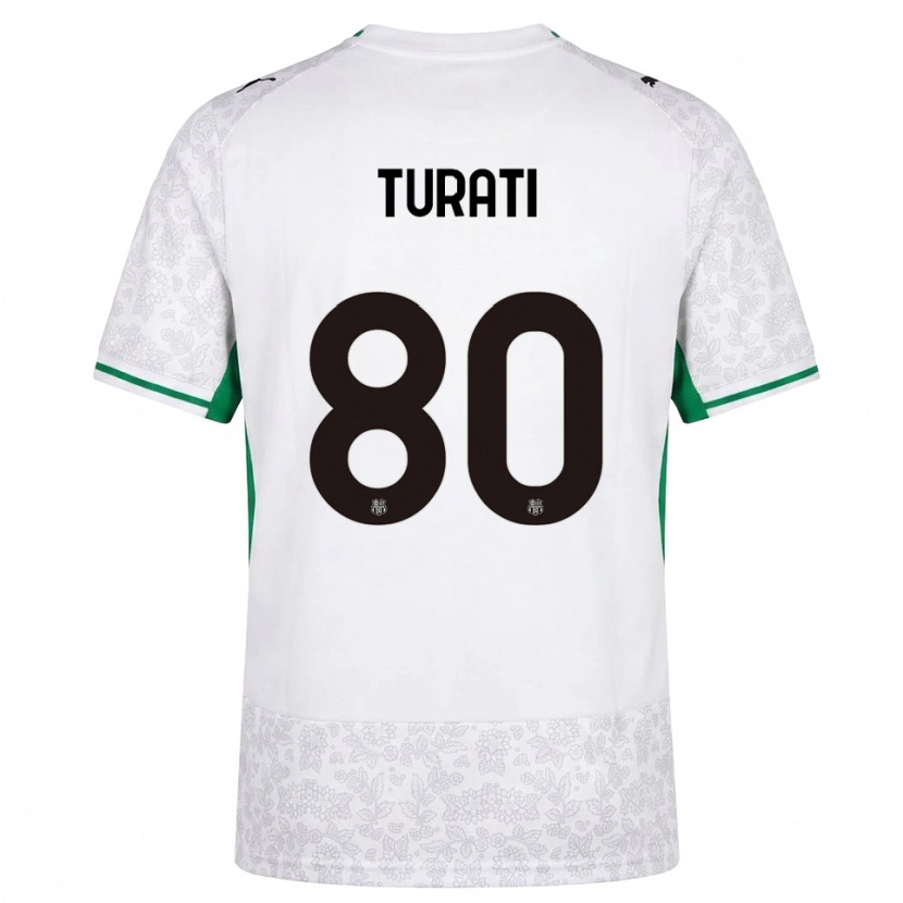 Danxen Mulher Camisola Stefano Turati #80 Verde Preto Branco Alternativa 2026/27 Camisa