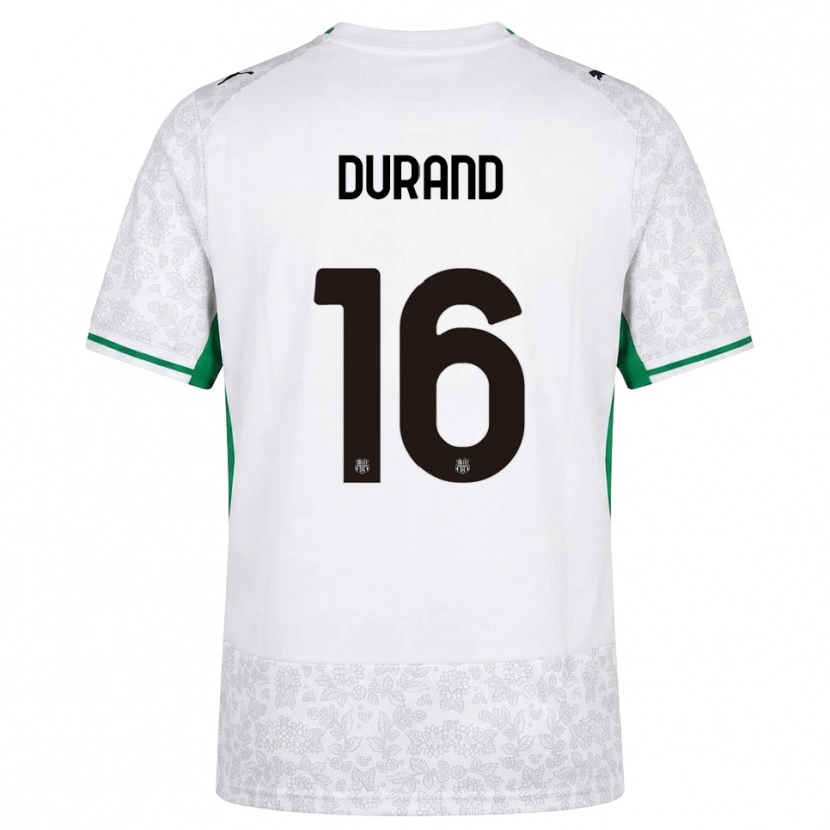 Danxen Mulher Camisola Solène Durand #16 Verde Preto Branco Alternativa 2026/27 Camisa