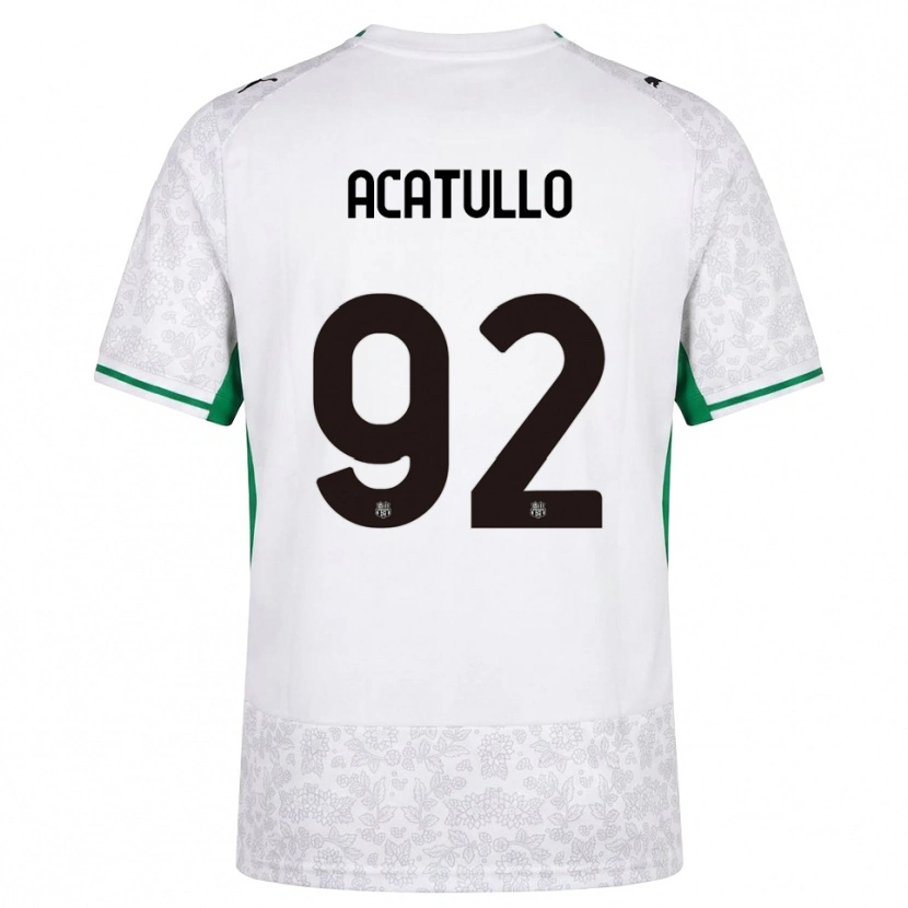 Danxen Mulher Camisola Cristian Acatullo #92 Verde Preto Branco Alternativa 2026/27 Camisa