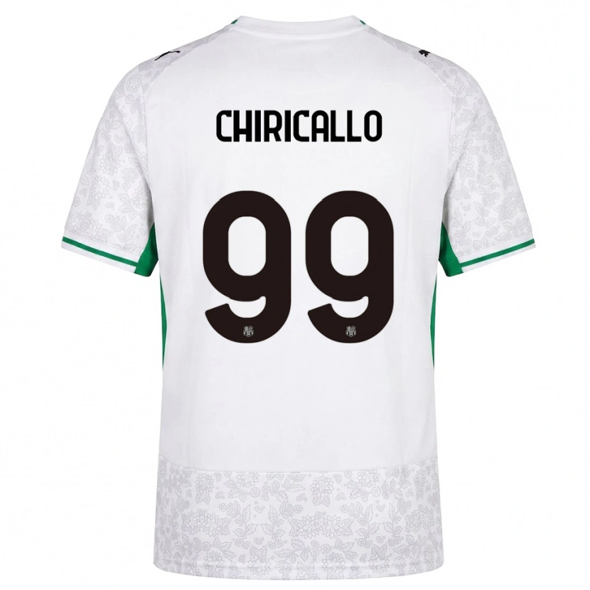 Danxen Mulher Camisola Giovanni Chiricallo #99 Verde Preto Branco Alternativa 2026/27 Camisa