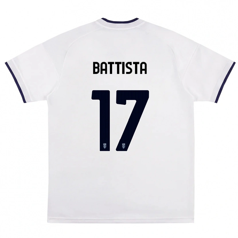 Danxen Mulher Camisola Riccardo Battista #17 Branco Vermelho Azul Real Alternativa 2026/27 Camisa