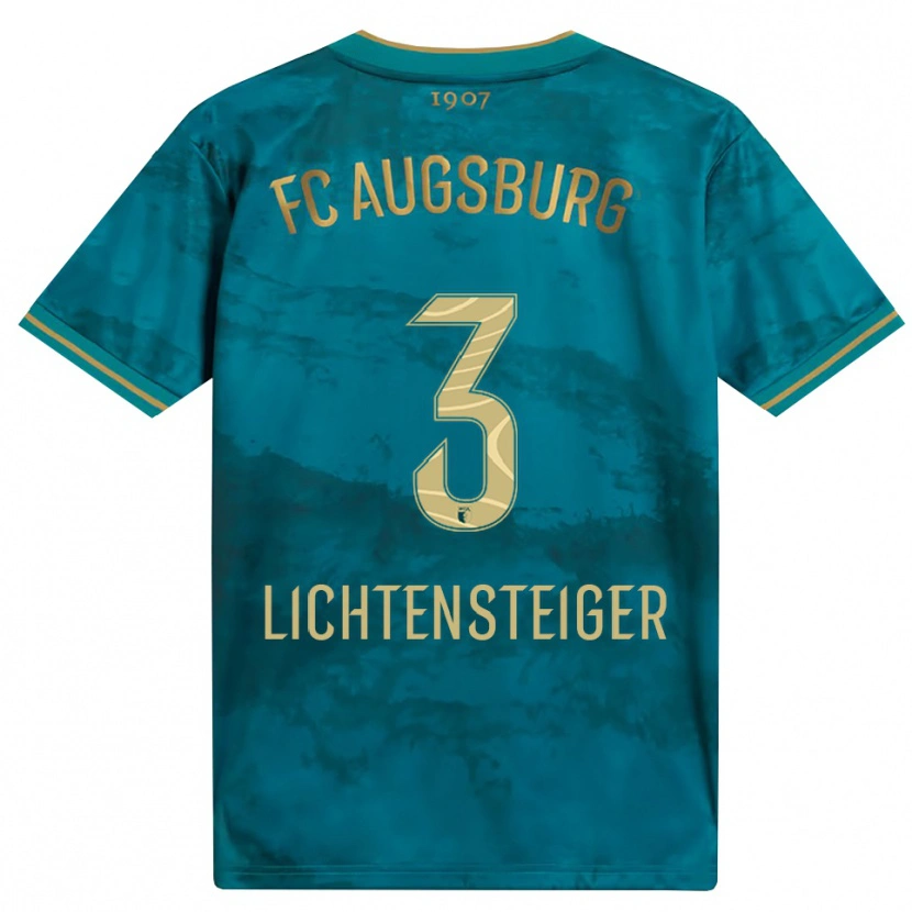 Danxen Mulher Camisola David Lichtensteiger #3 Verde Marrom Alternativa 2026/27 Camisa