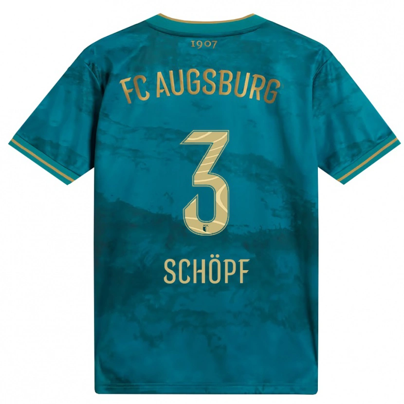 Danxen Mulher Camisola Julia Schöpf #3 Verde Marrom Alternativa 2026/27 Camisa