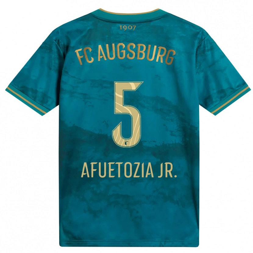 Danxen Mulher Camisola Junior Atemkeng #5 Verde Marrom Alternativa 2026/27 Camisa