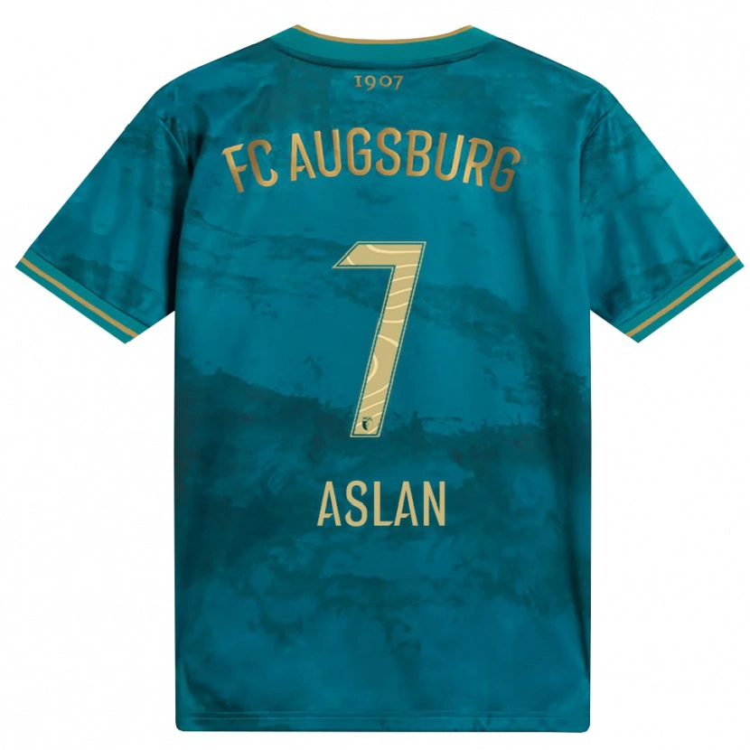 Danxen Mulher Camisola Berkay Aslan #7 Verde Marrom Alternativa 2026/27 Camisa