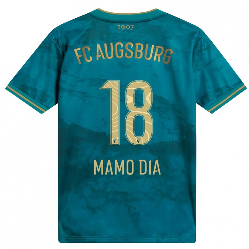 Danxen Mulher Camisola Amadou Mamo Dia #18 Verde Marrom Alternativa 2026/27 Camisa