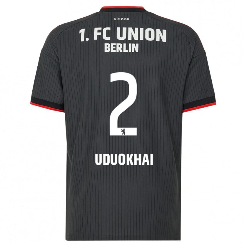 Danxen Mulher Camisola Felix Uduokhai #2 Preto Branco Vermelho Alternativa 2026/27 Camisa