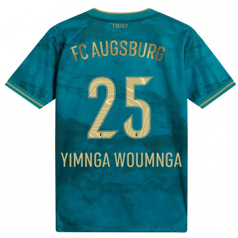 Danxen Mulher Camisola Batkam Yimnga Woumnga #25 Verde Marrom Alternativa 2026/27 Camisa