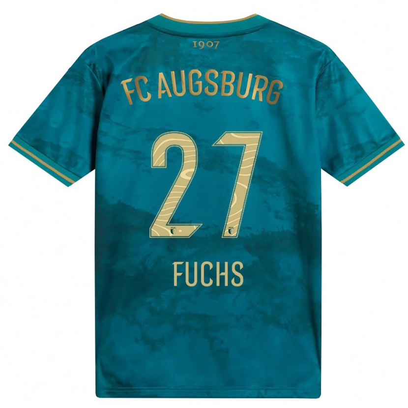 Danxen Mulher Camisola Nina Fuchs #27 Verde Marrom Alternativa 2026/27 Camisa