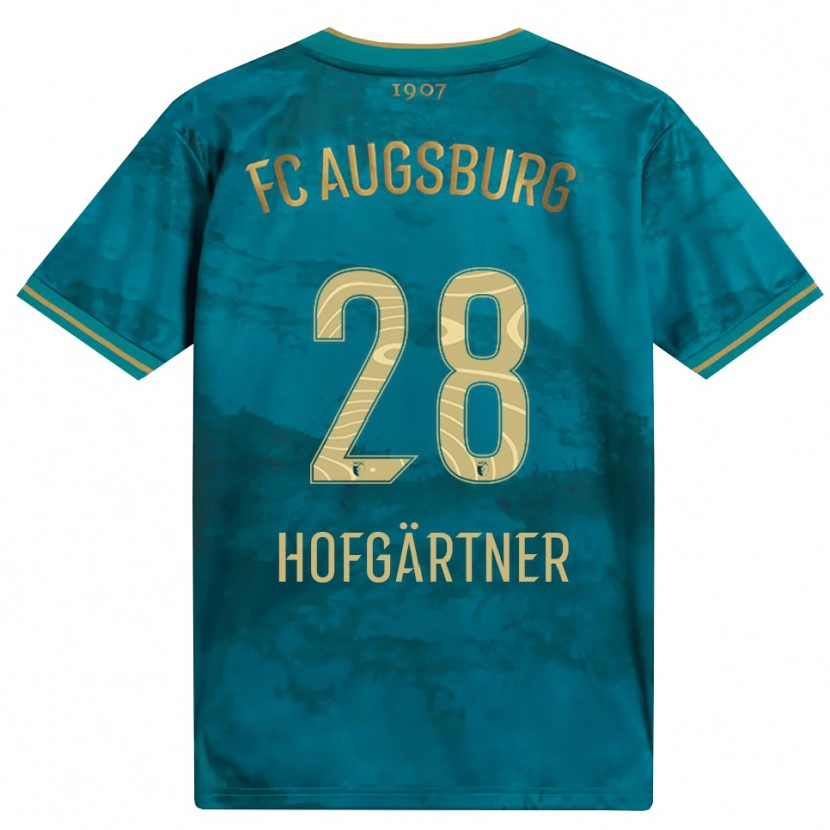 Danxen Mulher Camisola Hendrik Hofgärtner #28 Verde Marrom Alternativa 2026/27 Camisa