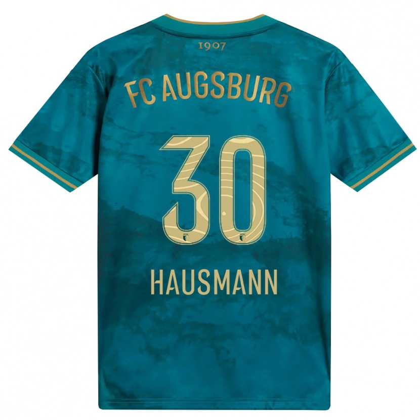 Danxen Mulher Camisola Daniel Hausmann #30 Verde Marrom Alternativa 2026/27 Camisa