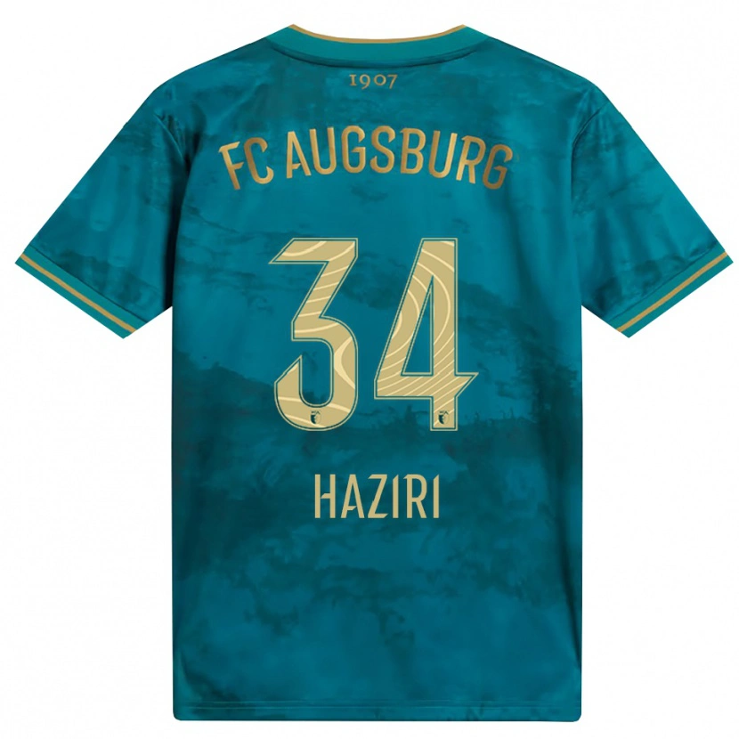 Danxen Mulher Camisola Edi Haziri #34 Verde Marrom Alternativa 2026/27 Camisa
