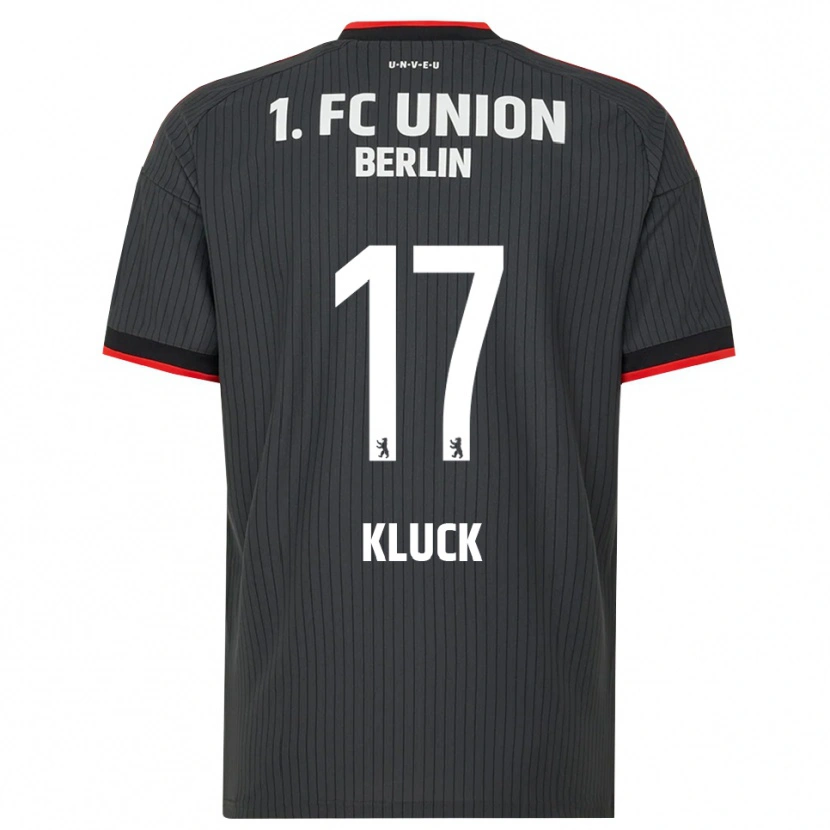 Danxen Mulher Camisola Pierre Kluck #17 Preto Branco Vermelho Alternativa 2026/27 Camisa