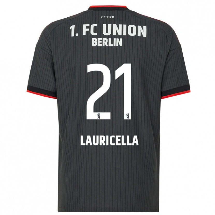 Danxen Mulher Camisola Guiseppe Lauricella #21 Preto Branco Vermelho Alternativa 2026/27 Camisa