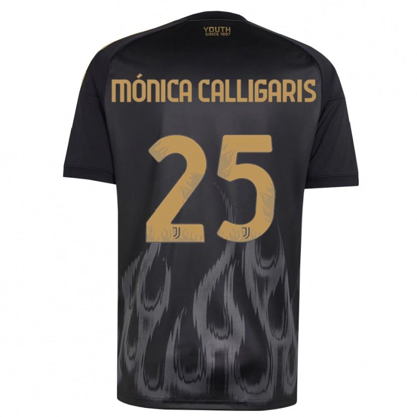 Danxen Mulher Camisola Viola Mónica Calligaris #25 Preto Marrom Terceiro 2026/27 Camisa