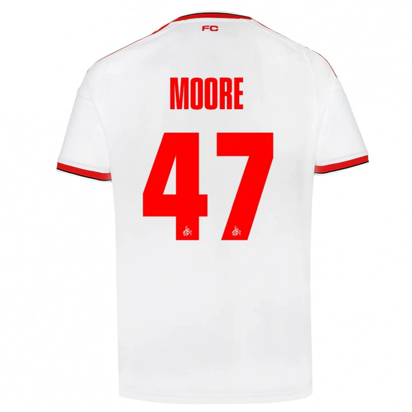 Danxen Criança Camisola Mikey Moore #47 Branco Vermelho Preto Principal 2026/27 Camisa