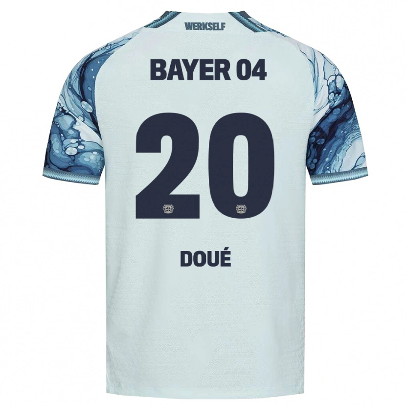 Danxen Criança Camisola Guéla Doué #20 Verde Escuro Preto Alternativa 2026/27 Camisa