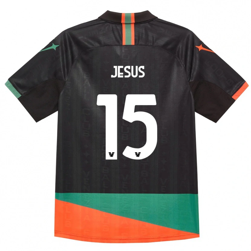 Danxen Criança Camisola Juan Jesus #15 Preto Laranja Verde Principal 2026/27 Camisa