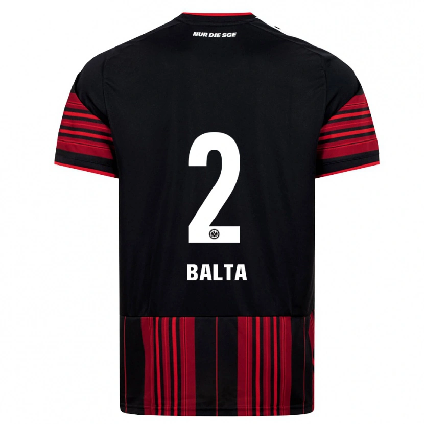 Danxen Criança Camisola Sahin Balta #2 Preto Vermelho Branco Principal 2026/27 Camisa