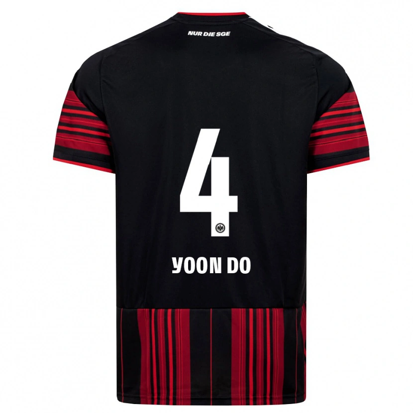 Danxen Criança Camisola Yoon-Do Kim #4 Preto Vermelho Branco Principal 2026/27 Camisa