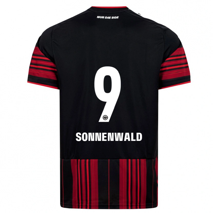 Danxen Criança Camisola Lukas Sonnenwald #9 Preto Vermelho Branco Principal 2026/27 Camisa