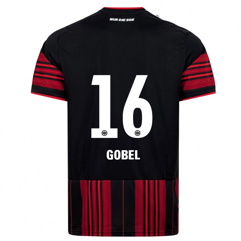 Danxen Criança Camisola Marlon Göbel #16 Preto Vermelho Branco Principal 2026/27 Camisa