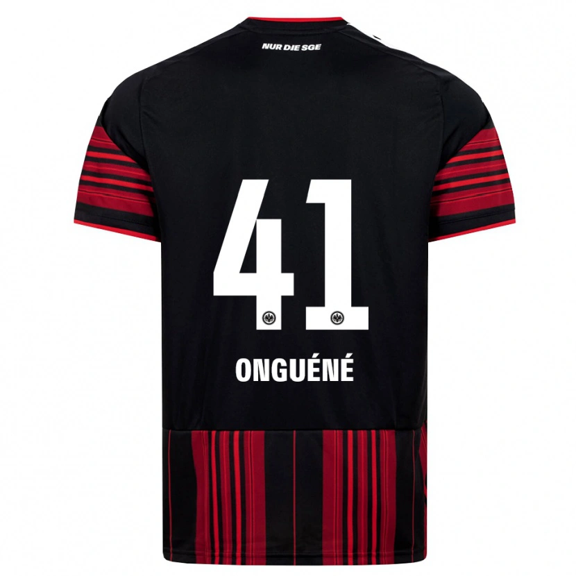 Danxen Criança Camisola Jérôme Onguéné #41 Preto Vermelho Branco Principal 2026/27 Camisa