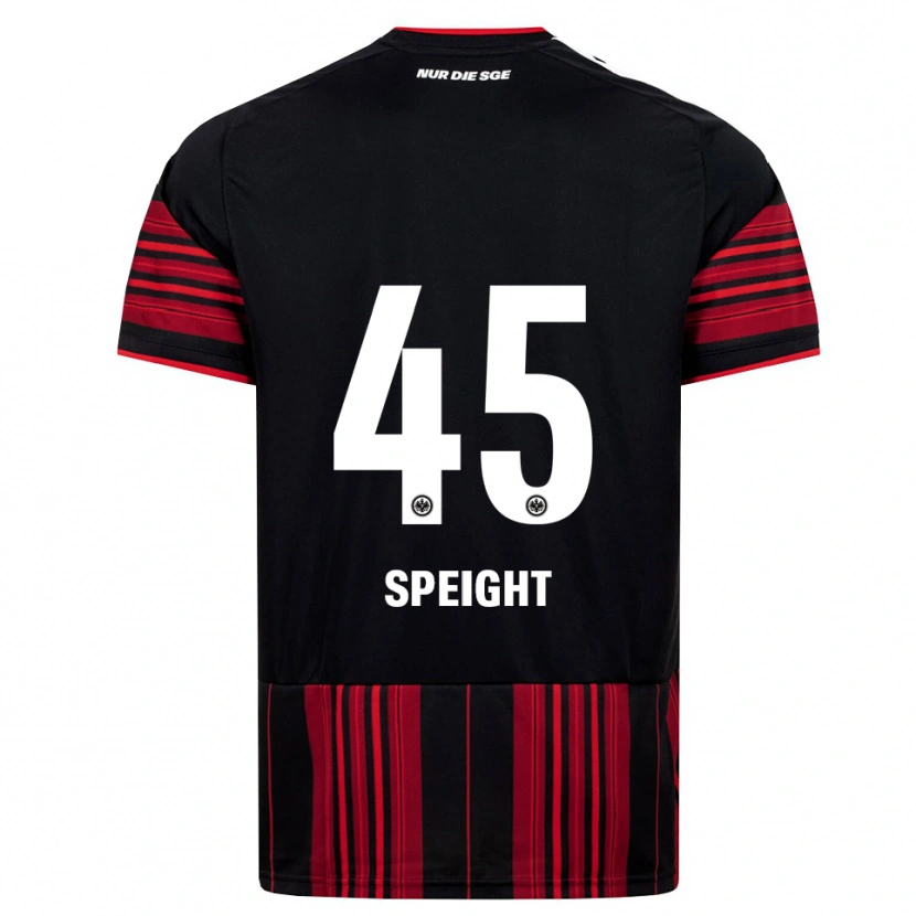 Danxen Criança Camisola Benjamin Speight #45 Preto Vermelho Branco Principal 2026/27 Camisa