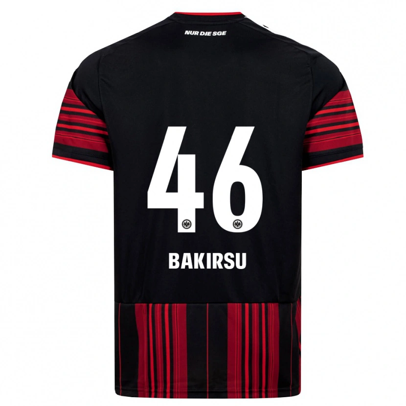 Danxen Criança Camisola Hüseyin Bakirsu #46 Preto Vermelho Branco Principal 2026/27 Camisa