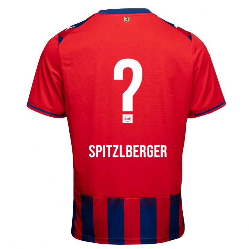 Danxen Criança Camisola Tyler Spitzlberger #0 Azul Real Branco Vermelho Principal 2026/27 Camisa