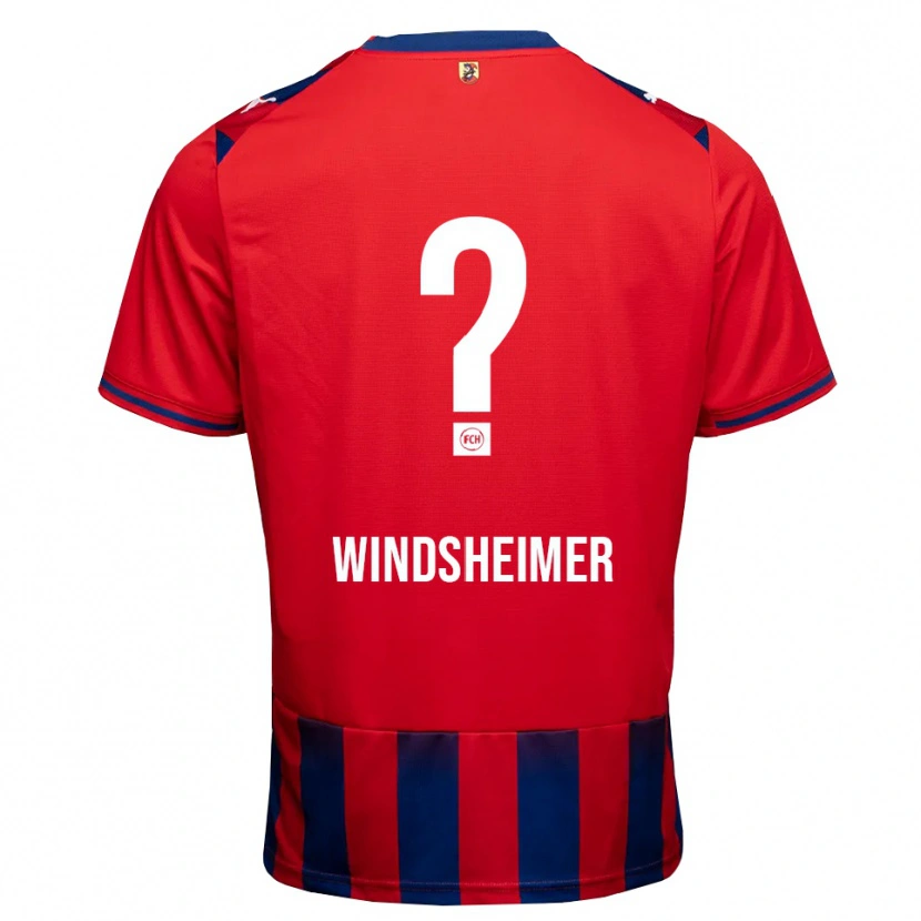 Danxen Criança Camisola Tim Windsheimer #0 Azul Real Branco Vermelho Principal 2026/27 Camisa